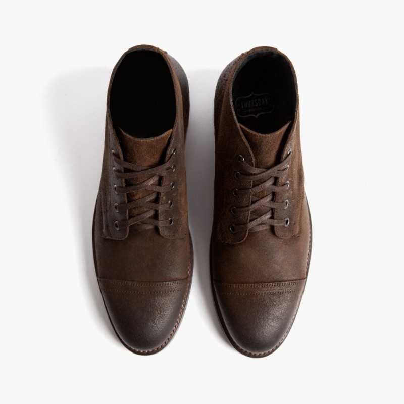 Thursday Boots Cadet Schnürstiefel Herren Dunkelbraun | Österreich-32950OPAF