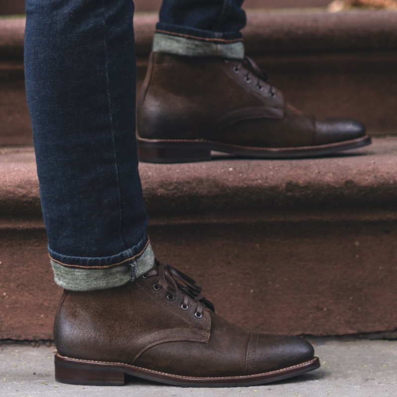 Thursday Boots Cadet Schnürstiefel Herren Dunkelbraun | Österreich-32950OPAF