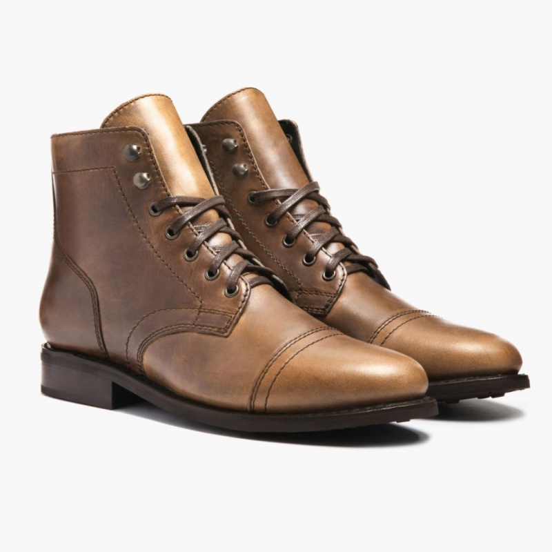 Thursday Boots Captain Schnürstiefel Damen Braun | Österreich-89724UBXM