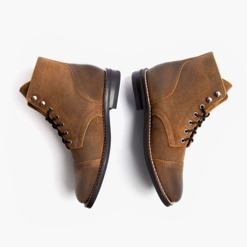 Thursday Boots Captain Schnürstiefel Herren Braun | Österreich-37916AWEN