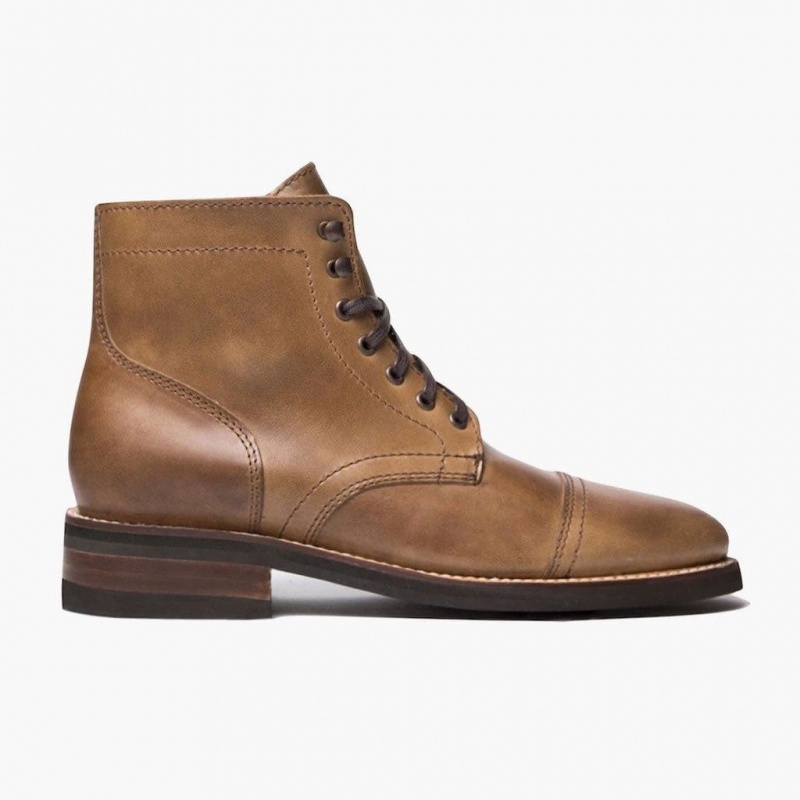 Thursday Boots Captain Schnürstiefel Herren Braun | Österreich-32541JDNS