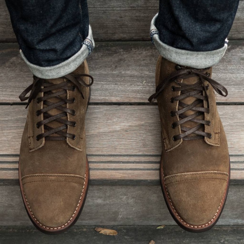 Thursday Boots Captain Schnürstiefel Herren Braun | Österreich-47021FHAC