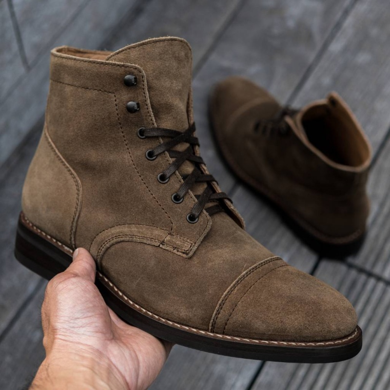 Thursday Boots Captain Schnürstiefel Herren Braun | Österreich-47021FHAC