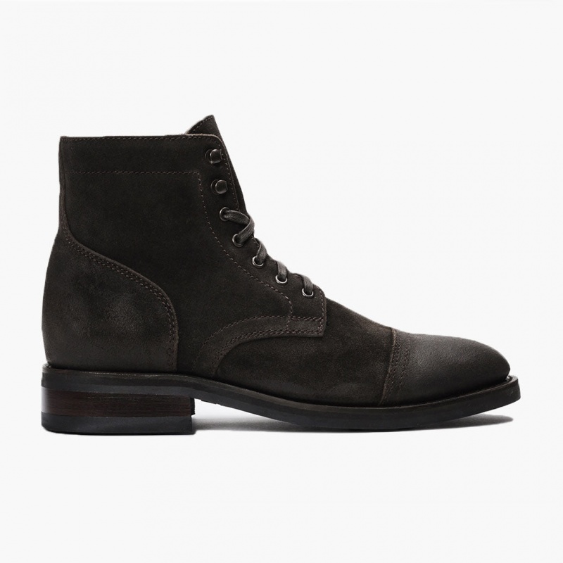Thursday Boots Captain Schnürstiefel Herren Dunkelolivgrün | Österreich-91235HZQG