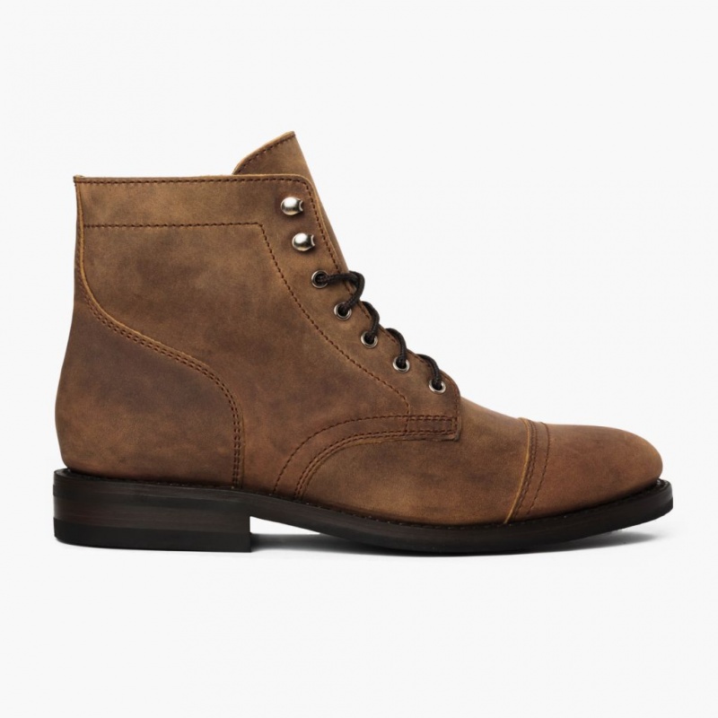 Thursday Boots Captain Schnürstiefel Herren Braun | Österreich-30284JAKW