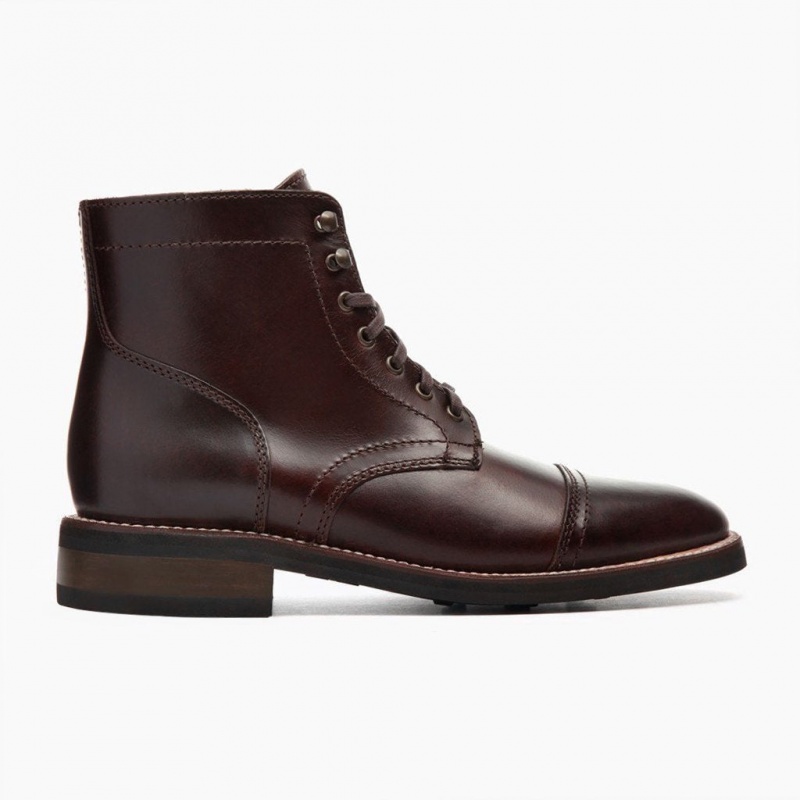 Thursday Boots Captain Schnürstiefel Herren Braun | Österreich-35079QRJG