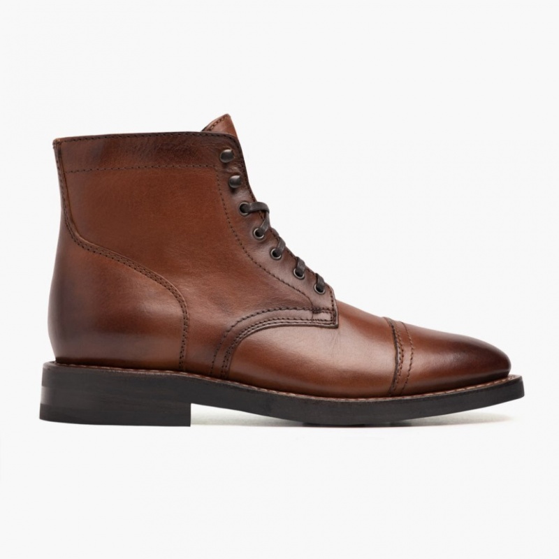 Thursday Boots Captain Schnürstiefel Herren Braun | Österreich-41532KRSU