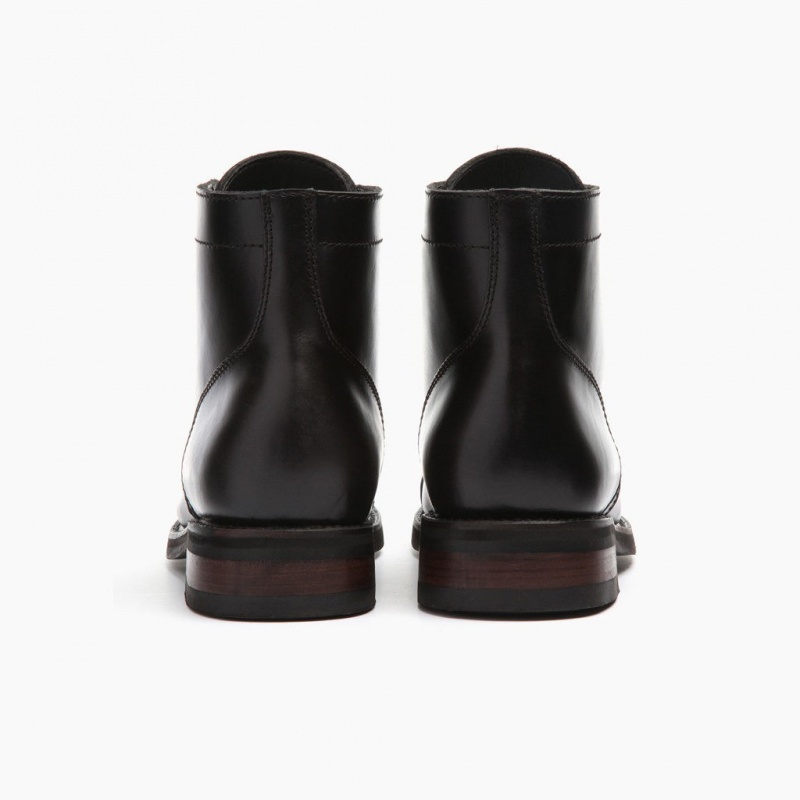 Thursday Boots Captain Schnürstiefel Herren Schwarz | Österreich-85923OQKG