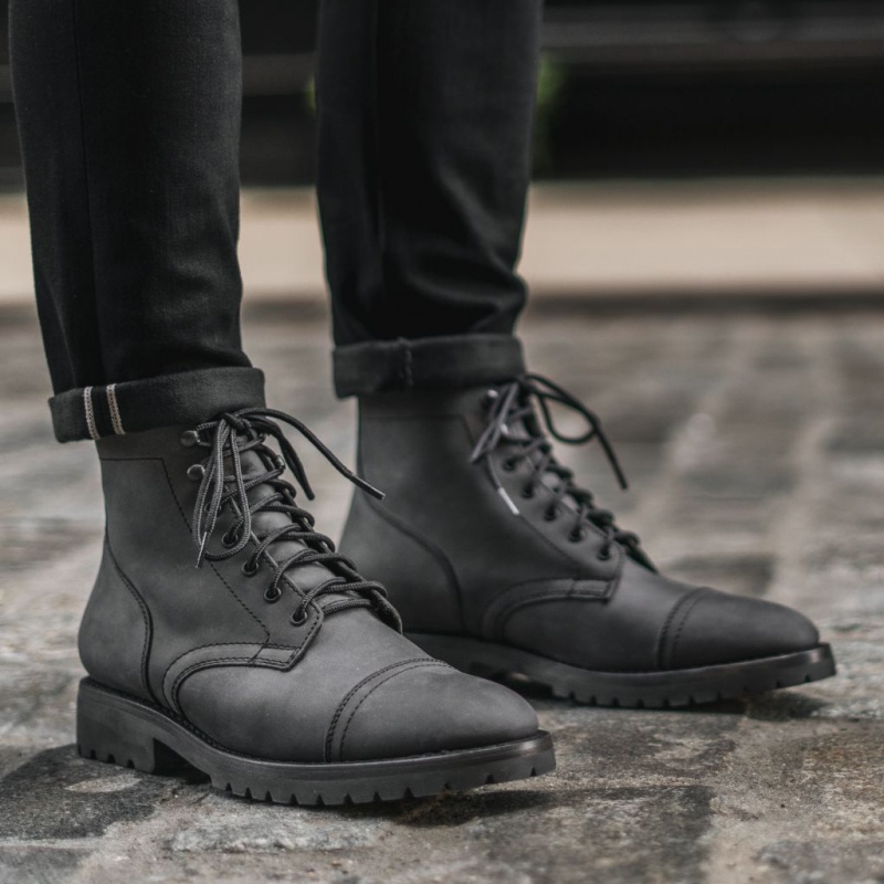 Thursday Boots Captain StormKing® Schnürstiefel Herren Grau | Österreich-21085KYWA