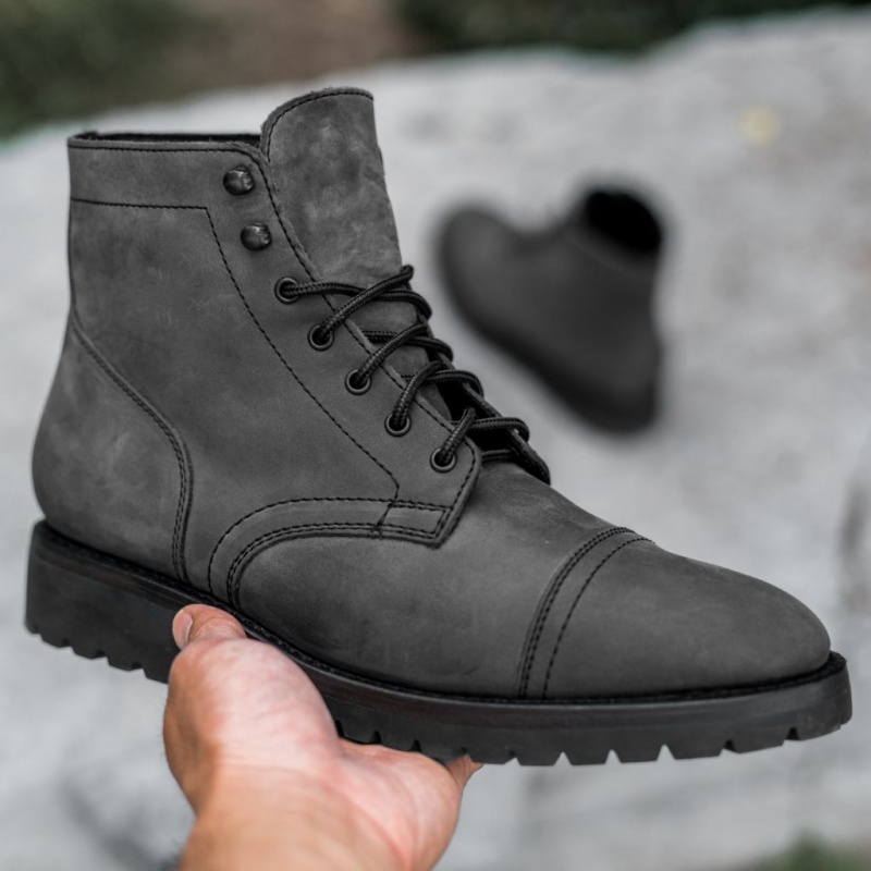 Thursday Boots Captain StormKing® Schnürstiefel Herren Grau | Österreich-21085KYWA