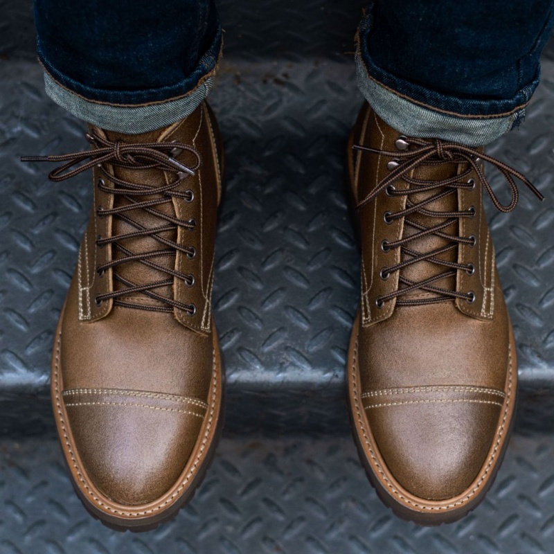 Thursday Boots Captain StormKing® Schnürstiefel Herren Braun | Österreich-41762BMVD