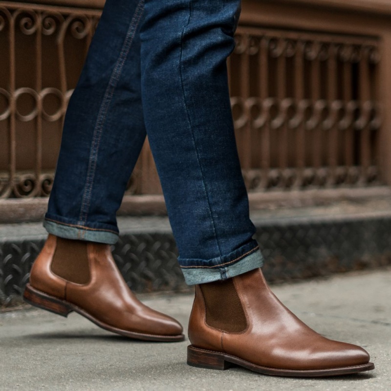 Thursday Boots Cavalier Chelsea Stiefel Herren Braun | Österreich-89375JCTZ