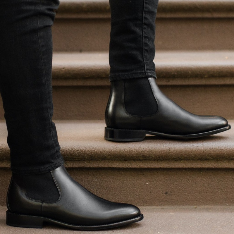 Thursday Boots Cavalier Chelsea Stiefel Herren Schwarz | Österreich-02849URHE