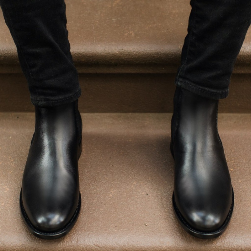 Thursday Boots Cavalier Chelsea Stiefel Herren Schwarz | Österreich-02849URHE