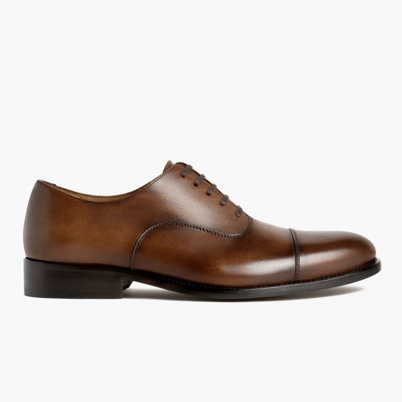 Thursday Boots Chairman Lederschuhe Herren Dunkelbraun | Österreich-74568RJZN