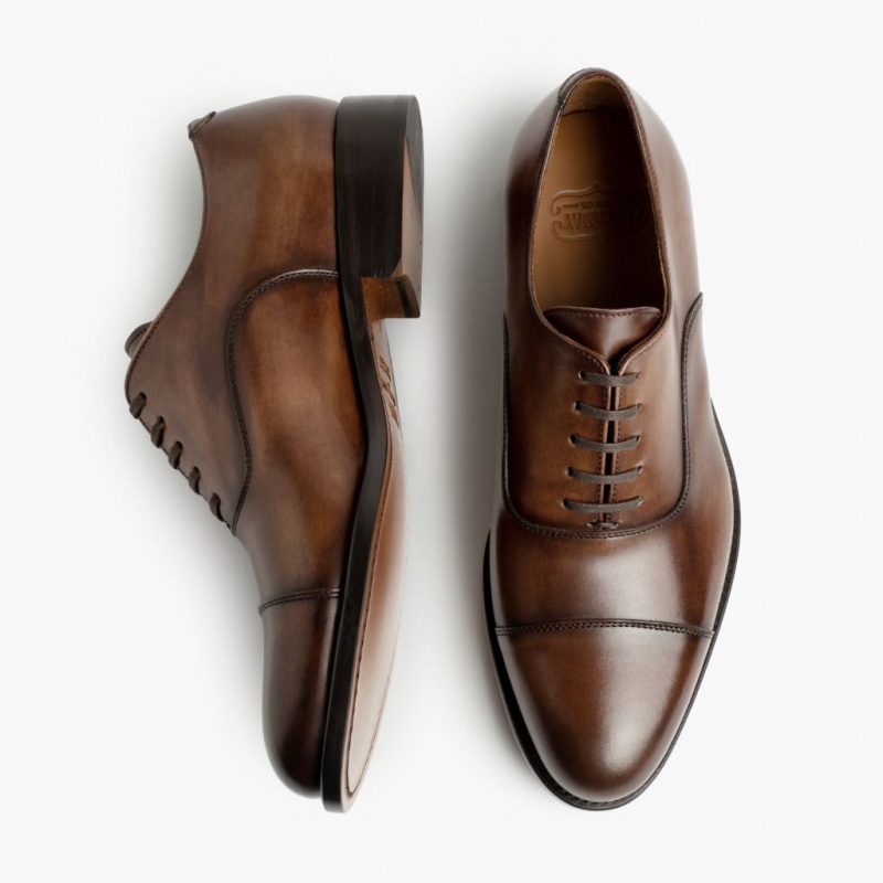 Thursday Boots Chairman Lederschuhe Herren Dunkelbraun | Österreich-74568RJZN