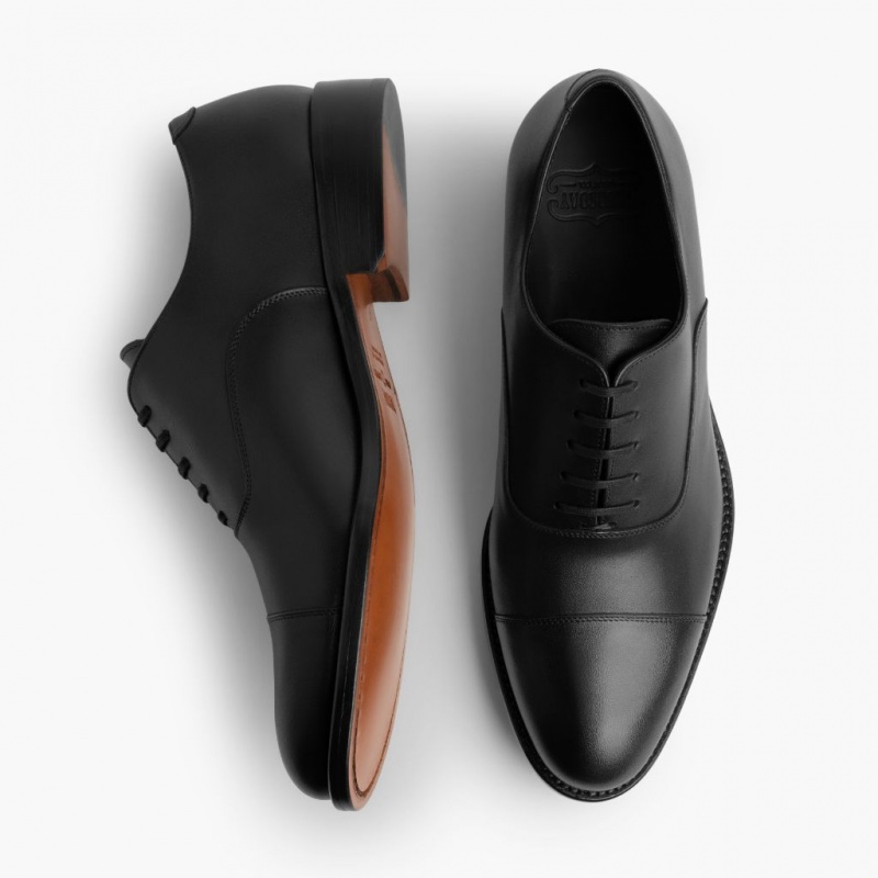 Thursday Boots Chairman Lederschuhe Herren Schwarz | Österreich-32561WAVZ