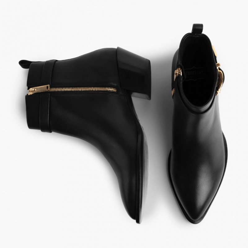 Thursday Boots Charm Stiefeletten Damen Schwarz | Österreich-25860PCHY