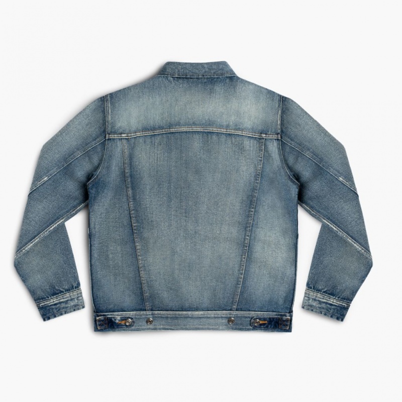 Thursday Boots Denim Trucker Jacken Herren Blau | Österreich-75821JOWA
