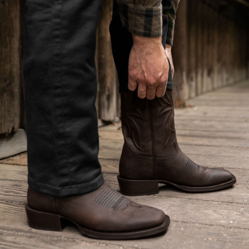 Thursday Boots Desperado Square Kappe Cowboystiefel Herren Braun | Österreich-84569UKHS