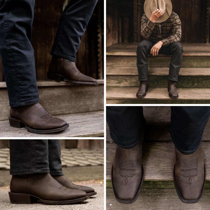 Thursday Boots Desperado Square Kappe Cowboystiefel Herren Braun | Österreich-84569UKHS