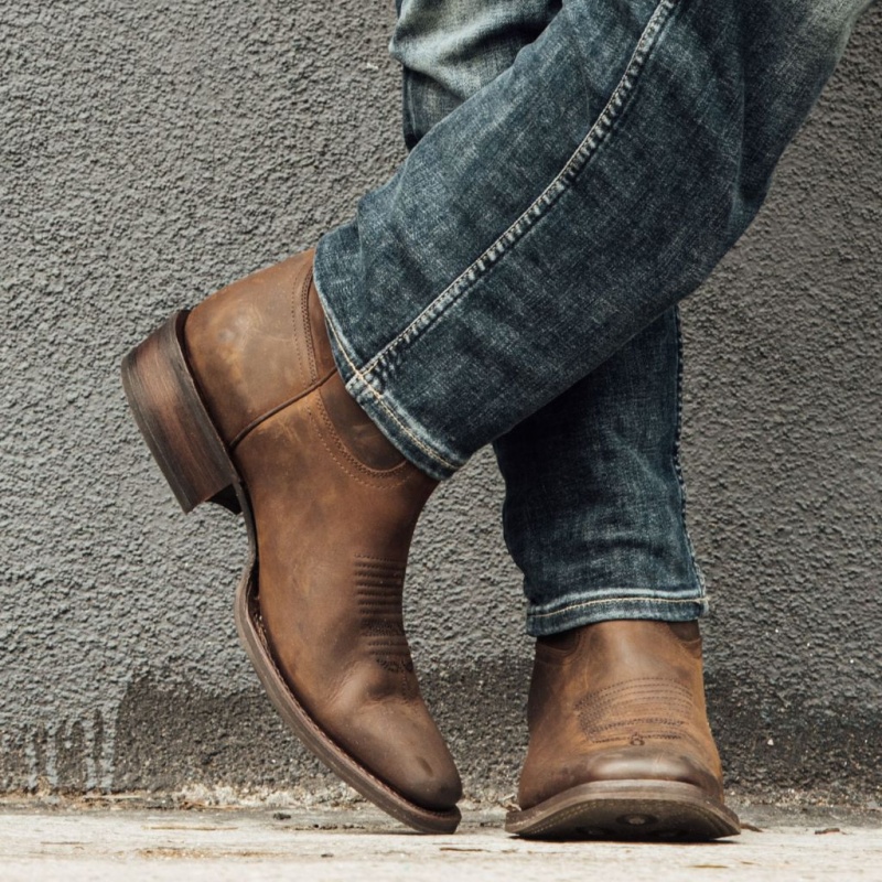 Thursday Boots Desperado Square Kappe Cowboystiefel Herren Braun | Österreich-02915NMIB