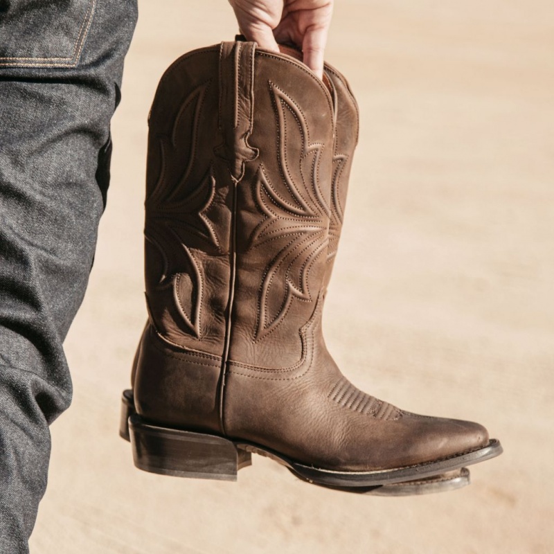 Thursday Boots Desperado Square Kappe Cowboystiefel Herren Braun | Österreich-02915NMIB