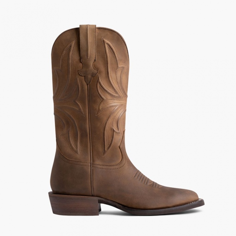 Thursday Boots Desperado Square Kappe Cowboystiefel Herren Braun | Österreich-02915NMIB
