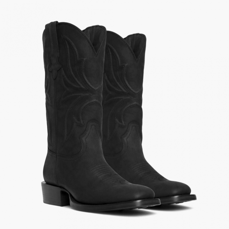 Thursday Boots Desperado Square Kappe Cowboystiefel Herren Schwarz | Österreich-17635XGAC