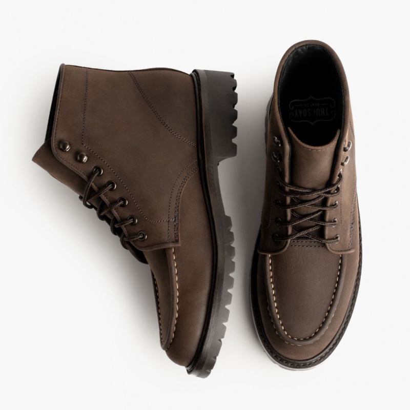 Thursday Boots Diplomat Moc Kappe Schnürstiefel Herren Braun | Österreich-70829TJPK