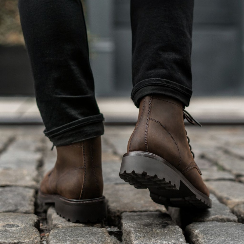 Thursday Boots Diplomat Moc Kappe Schnürstiefel Herren Braun | Österreich-70829TJPK