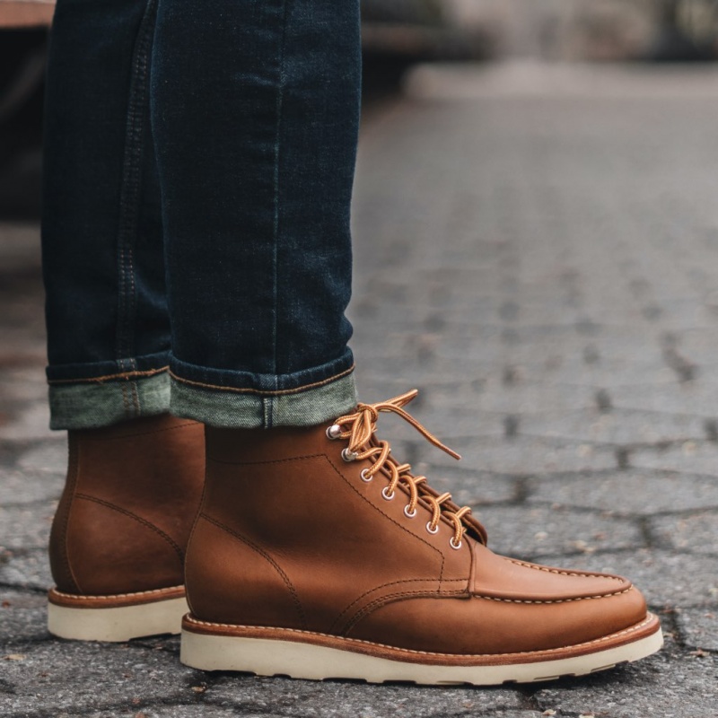 Thursday Boots Diplomat Moc Kappe Schnürstiefel Herren Braun | Österreich-83419HCFE
