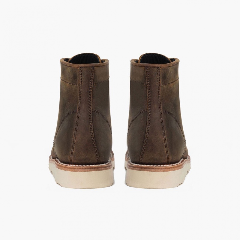 Thursday Boots Diplomat Moc Kappe Schnürstiefel Herren Braun | Österreich-98140GVPF