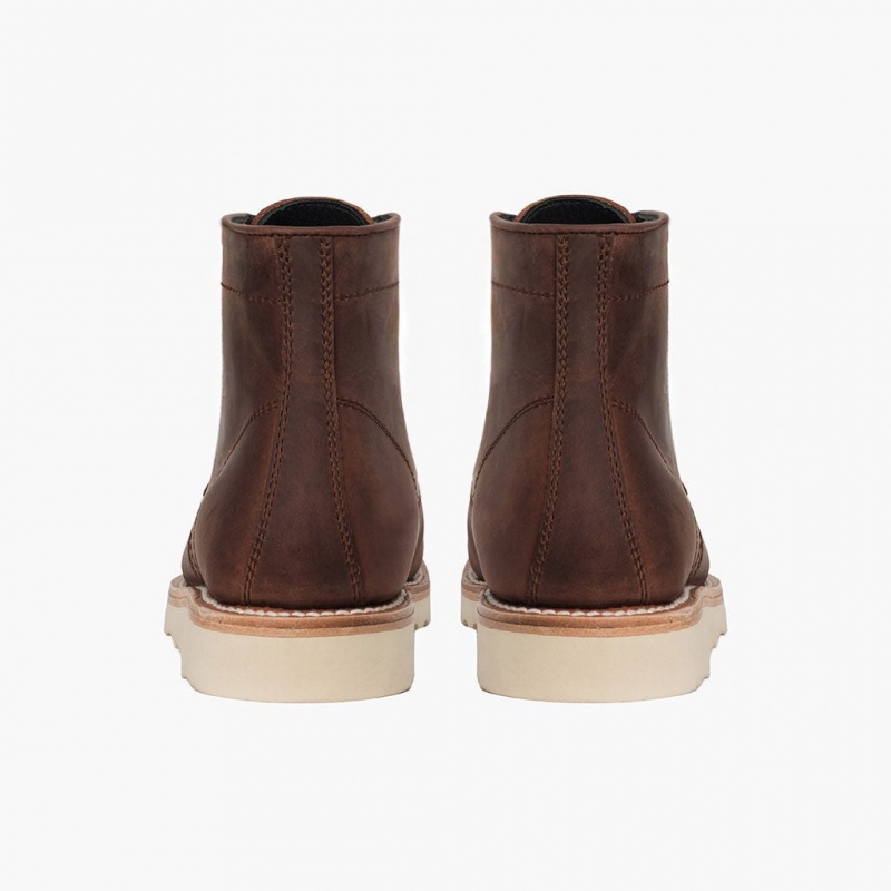 Thursday Boots Diplomat Moc Kappe Schnürstiefel Herren Braun | Österreich-36859OLVA