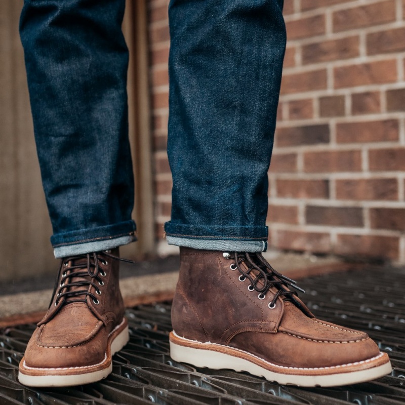 Thursday Boots Diplomat Moc Kappe Schnürstiefel Herren Braun | Österreich-36859OLVA