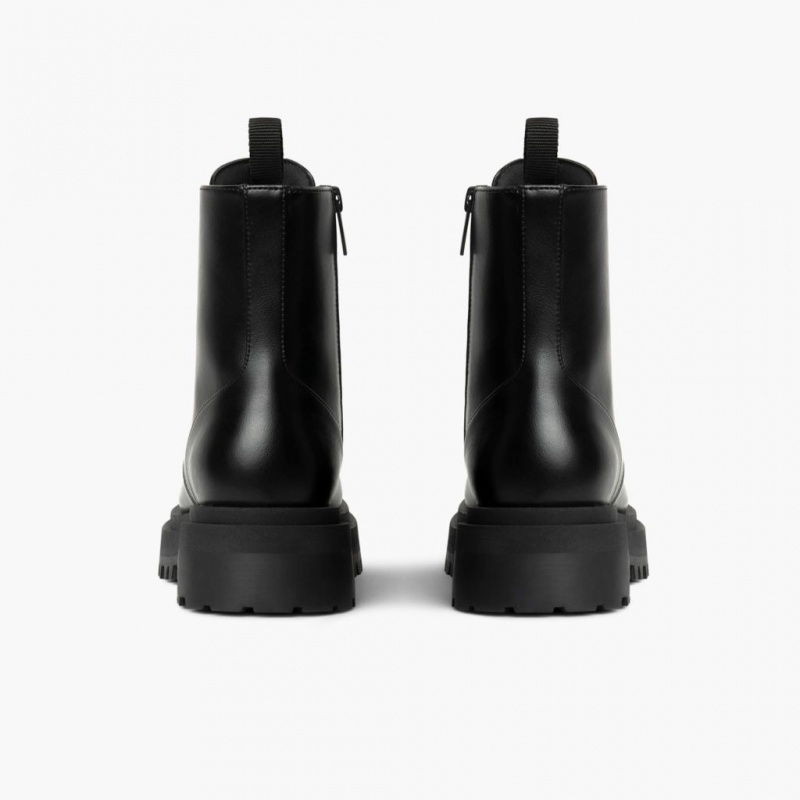 Thursday Boots Dolce Zip Schnürstiefel Damen Schwarz | Österreich-69045VERN