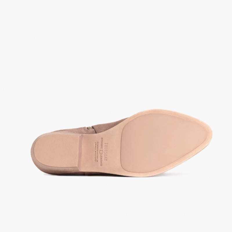 Thursday Boots Downtown Stiefeletten Damen Rosa Braun | Österreich-02894QJPK