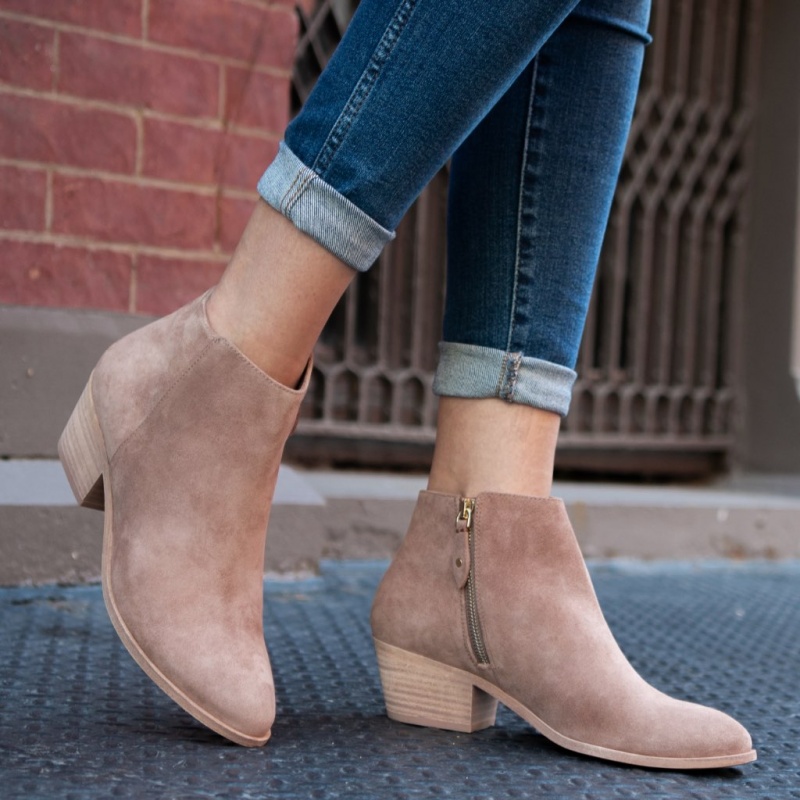 Thursday Boots Downtown Stiefeletten Damen Rosa Braun | Österreich-02894QJPK
