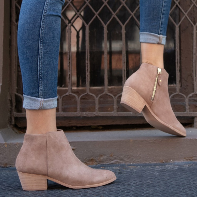 Thursday Boots Downtown Stiefeletten Damen Rosa Braun | Österreich-02894QJPK