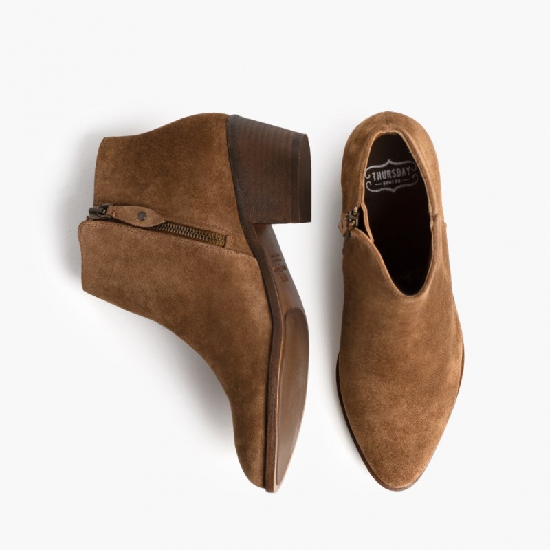 Thursday Boots Downtown Stiefeletten Damen Braun | Österreich-15760VAGR