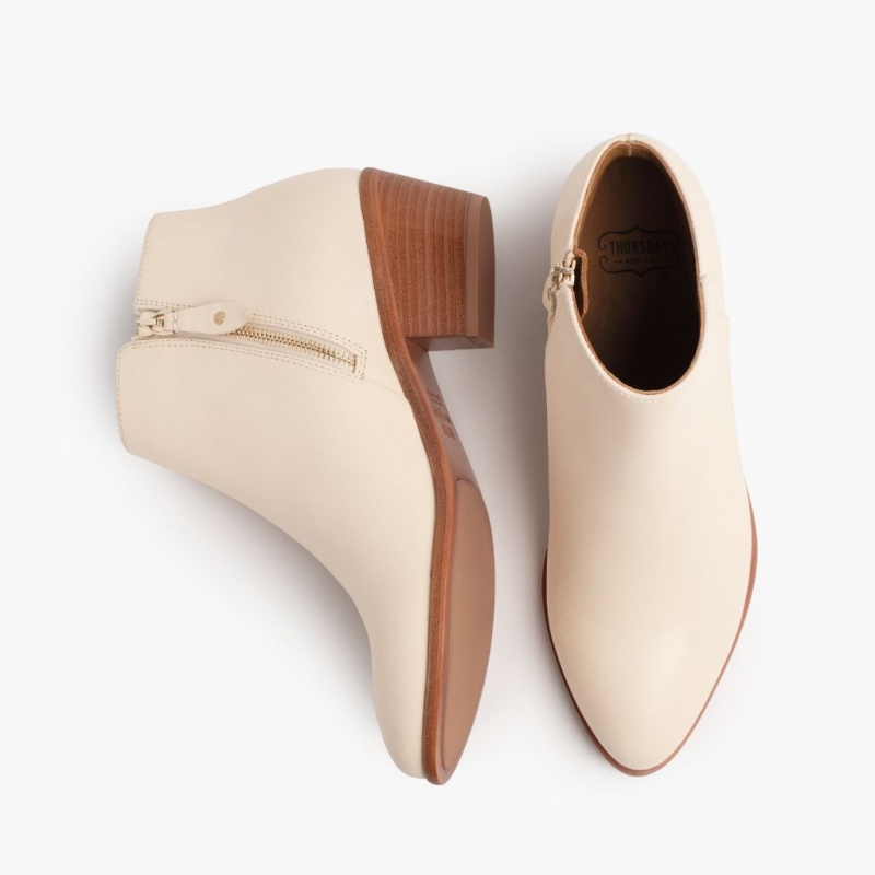 Thursday Boots Downtown Stiefeletten Damen Beige | Österreich-94523JYLS