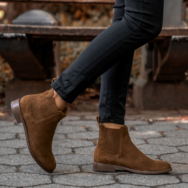 Thursday Boots Dreamer Chelsea Stiefel Damen Dunkelbraun | Österreich-74319MRAH