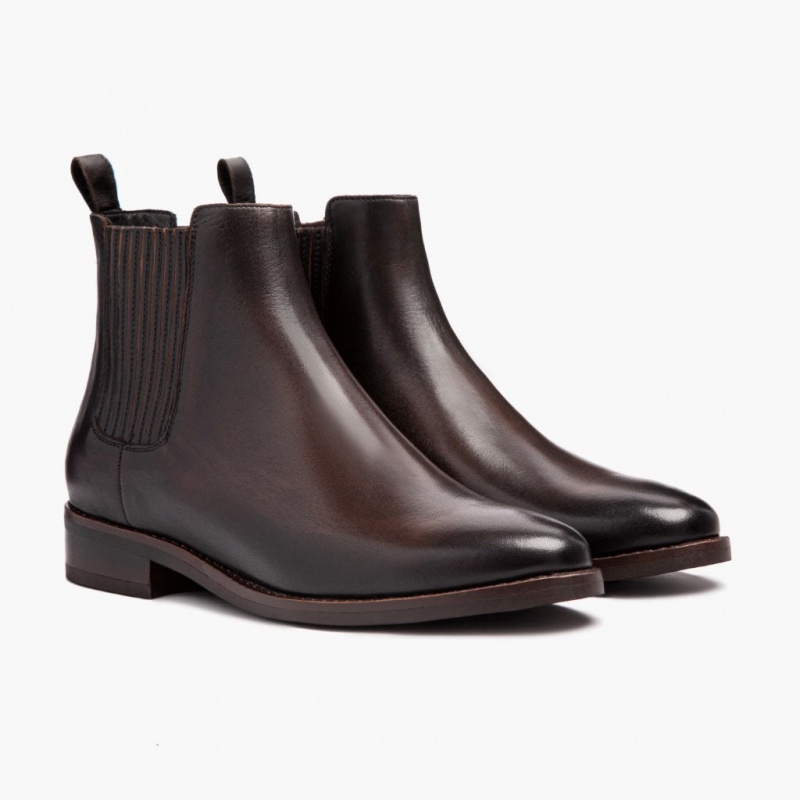 Thursday Boots Dreamer Chelsea Stiefel Damen Dunkelbraun | Österreich-74361CDKB