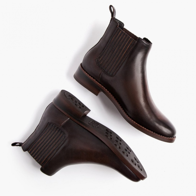 Thursday Boots Dreamer Chelsea Stiefel Damen Dunkelbraun | Österreich-74361CDKB