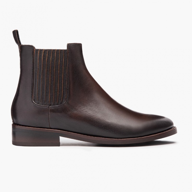 Thursday Boots Dreamer Chelsea Stiefel Damen Dunkelbraun | Österreich-74361CDKB