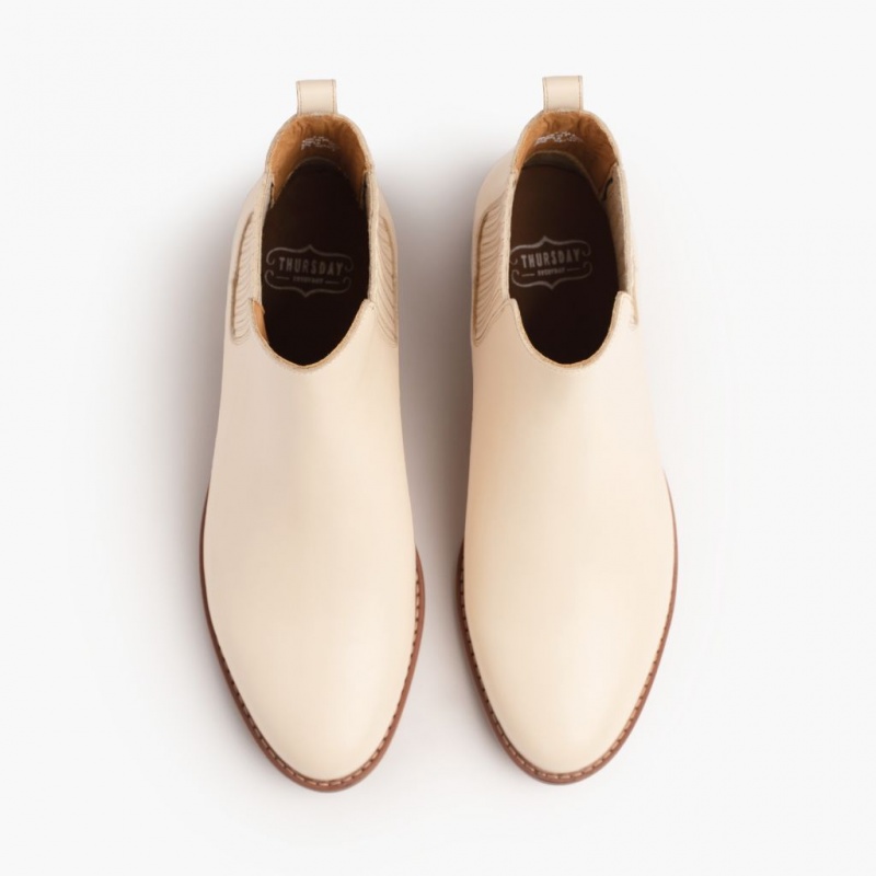 Thursday Boots Dreamer Chelsea Stiefel Damen Beige | Österreich-97620BXIL