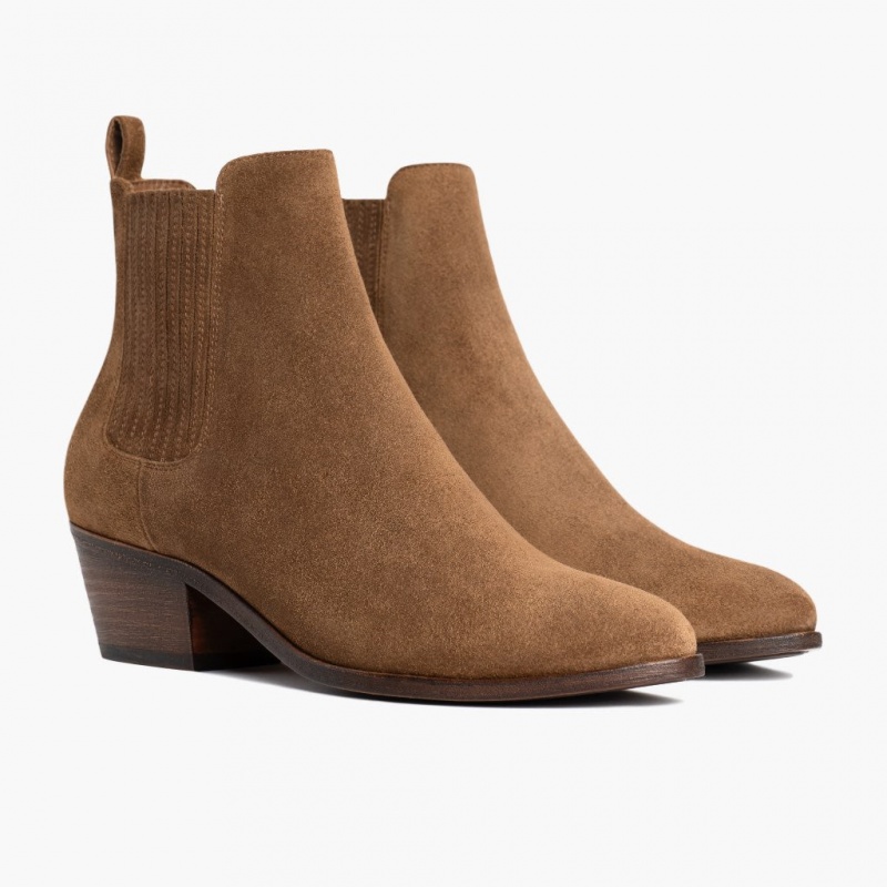 Thursday Boots Dreamer Comfortable 2 Heel Stiefeletten Damen Braun | Österreich-54378YXGF