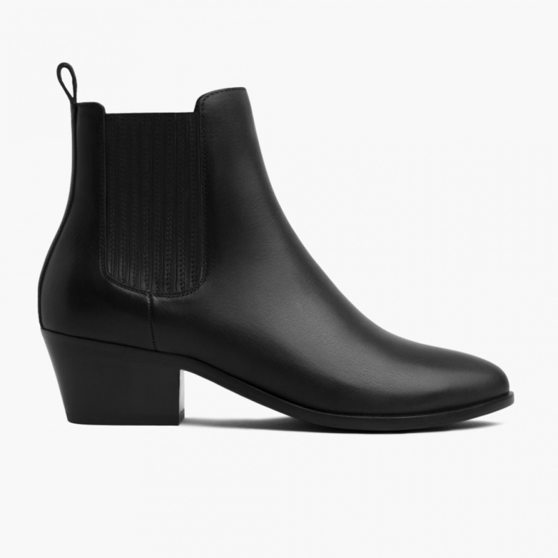 Thursday Boots Dreamer Comfortable 2 Heel Stiefeletten Damen Schwarz | Österreich-03895TDPF