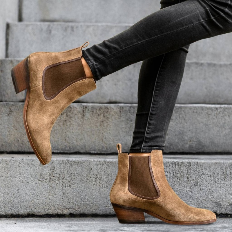 Thursday Boots Duchess 2 Heel Stiefeletten Damen Braun | Österreich-06897DNIO