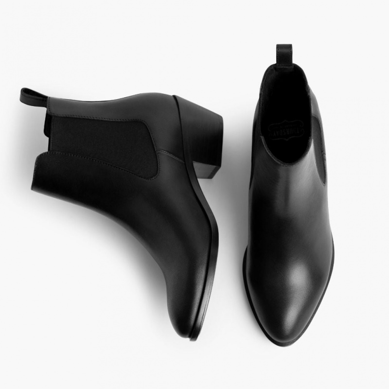 Thursday Boots Duchess 2 Heel Stiefeletten Damen Schwarz | Österreich-02963TLPC